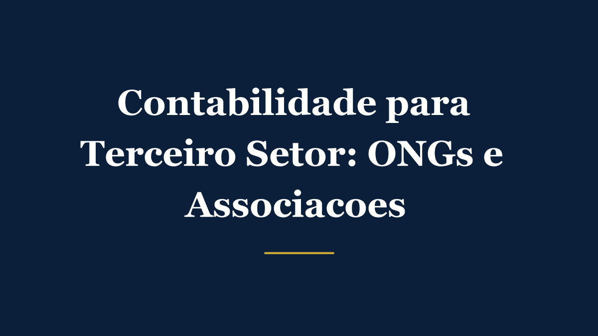 Documentos contábeis de uma ONG como balanço e relatórios ao lado de uma calculadora, representando contabilidade para terceiro setor
